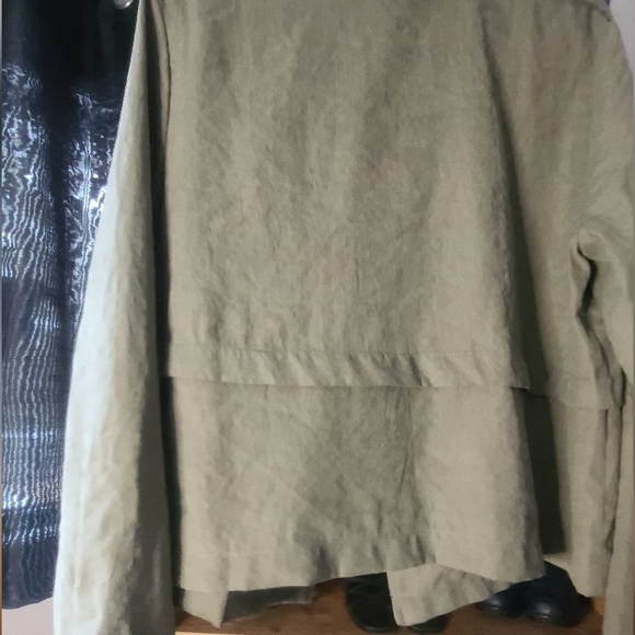 SOHO APPAREL Cropped Open Front Jacket - Picture 2 of 7